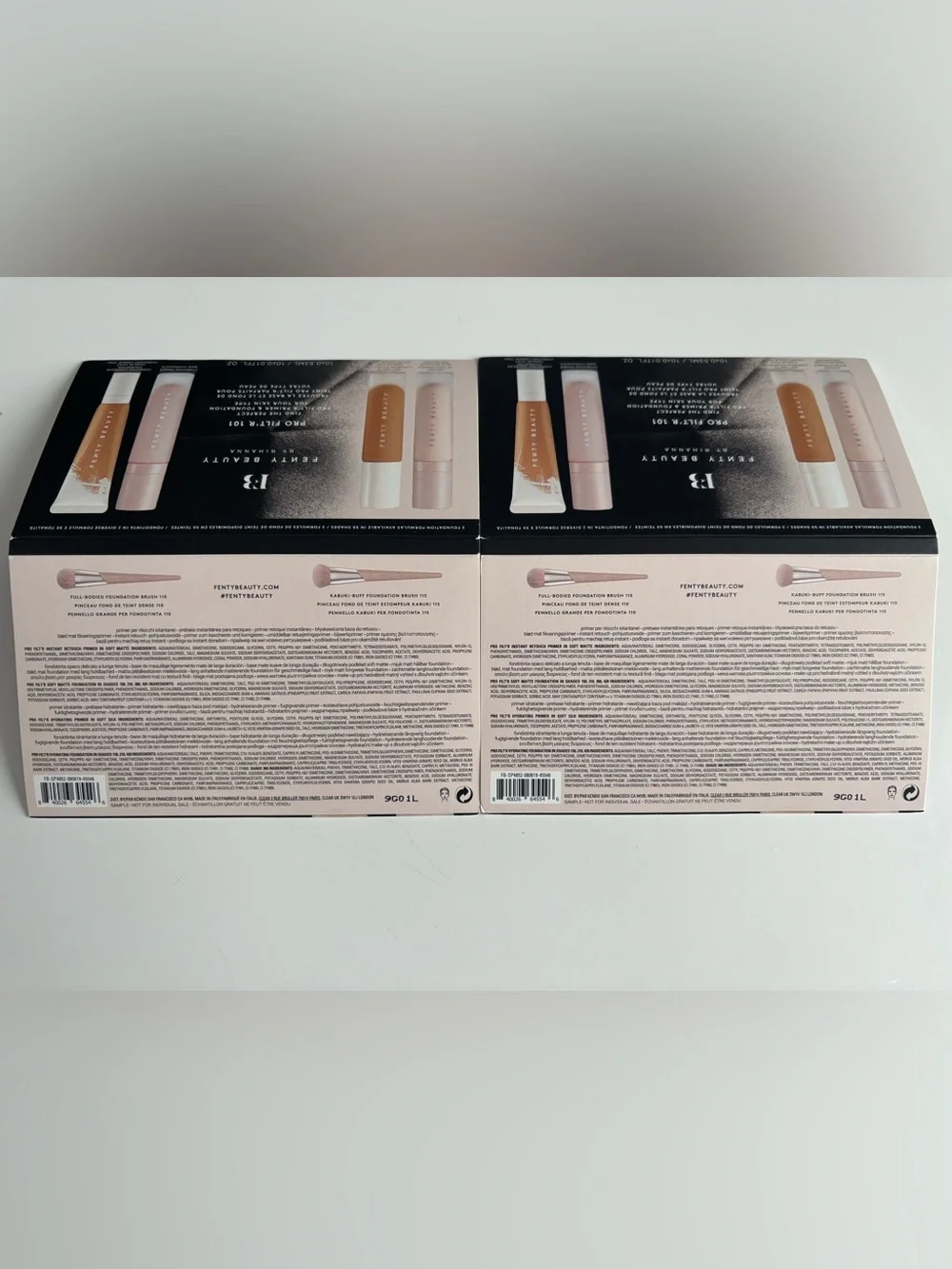 NEW Fenty Beauty Pro Filt'r 101 Soft Matte and Hydrating Foundation SamplesX2